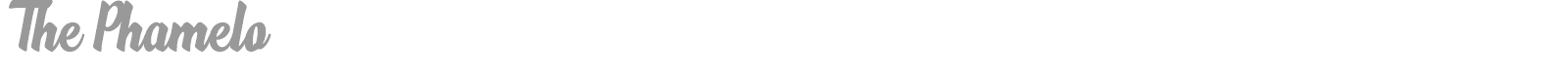 The Phamelo font preview